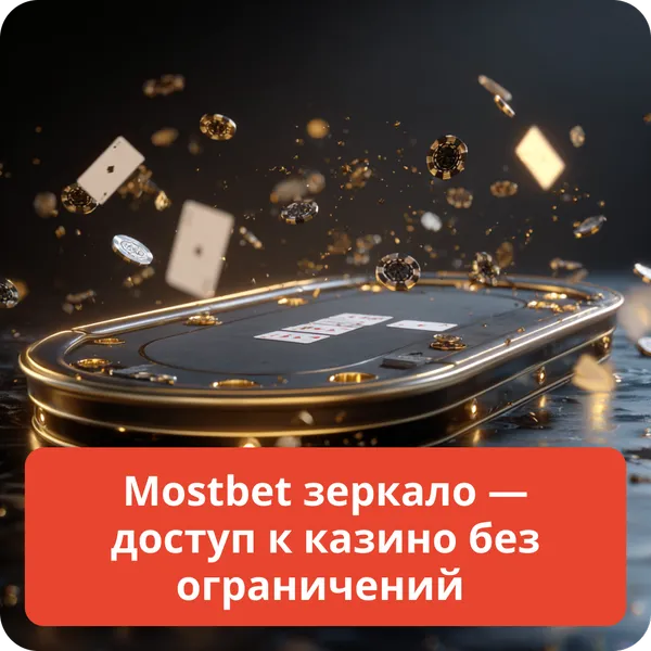Mostbet зеркало — доступ к казино без ограничений